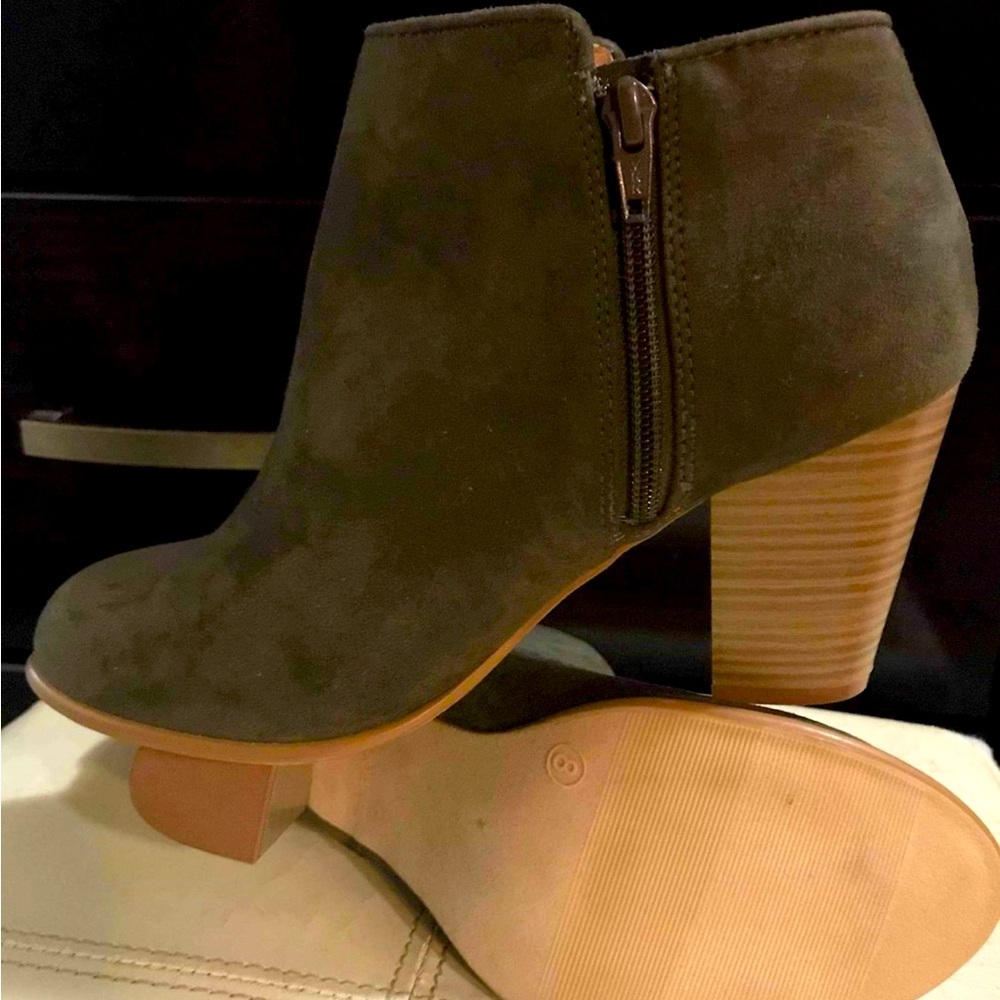 Olive Green Ankle boots